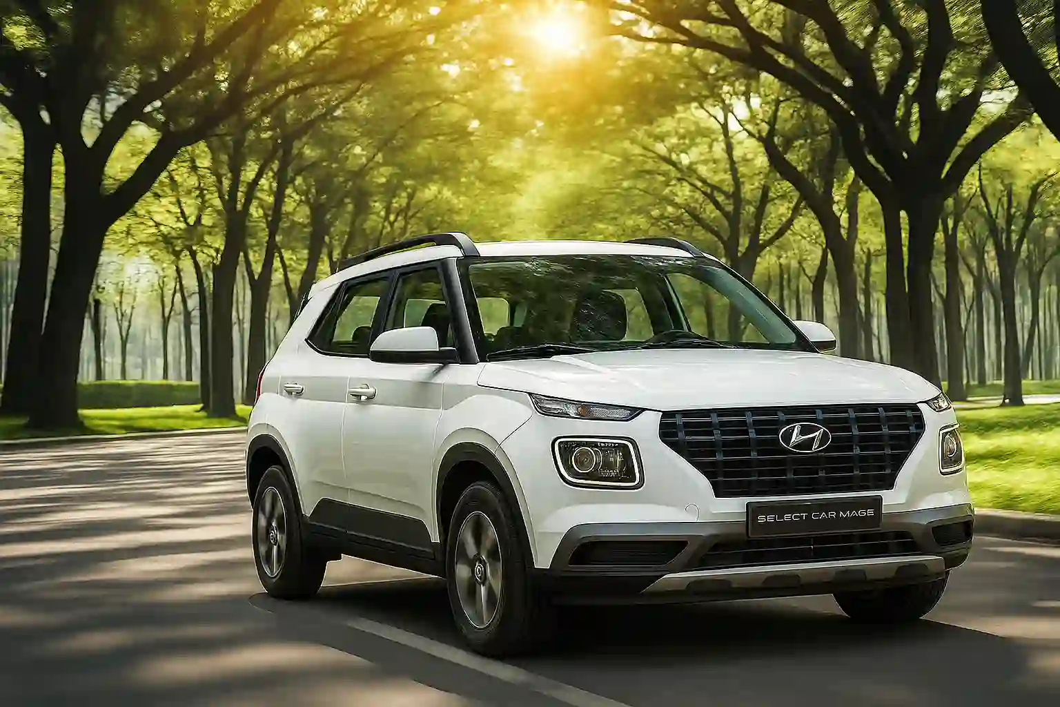 Sumartya car Rental - Car Rent in Jaipur Hundai White Venue